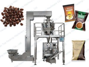 Многоголовочная упаковочная машина используется для упаковочной машины для кофе.