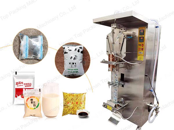 Máy đóng gói chất lỏng dùng để đóng gói sữa nguyên chất, sữa đậu nành, v.v.