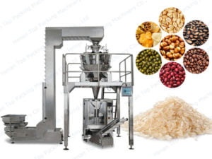 Многоголовочная упаковочная машина с весами для упаковки различных гранулированных пищевых продуктов
