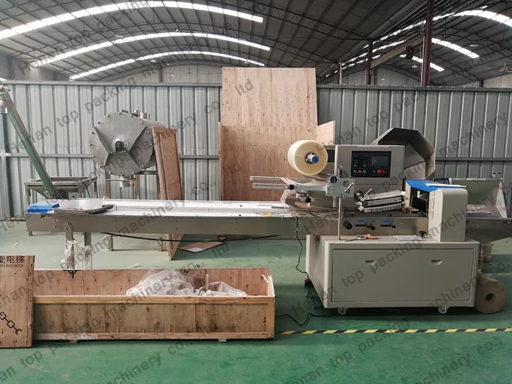 Exported pillow packaging machine